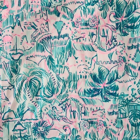 Lilly Pulitzer Mila Stretch Shift Dress, Agate Green, Size 16, NWT - Picture 5 of 12